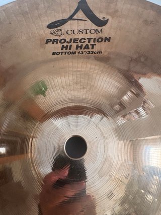 Rare Zildjian A Custom 13 Projection Hi-Hats