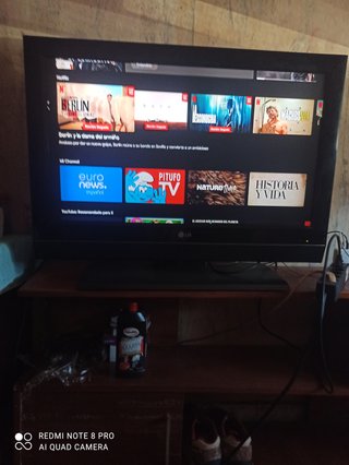 TV Box Android con Mando y Cables