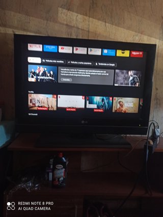 TV Box Android con Mando y Cables