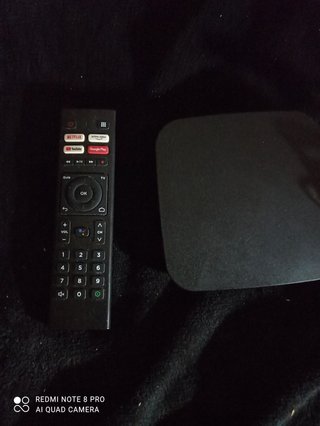 TV Box Android con Mando y Cables
