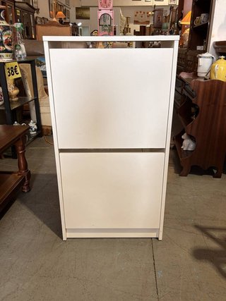 MUEBLE ZAPATERO BLANCO 2 PUERTAS