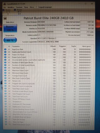 Hard Disk Patriot Burst Elite 240 GB SSD 2,5"