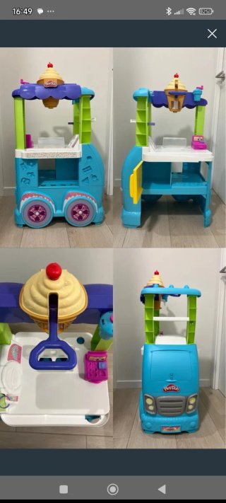 Carro Heladería Play-Doh plastilina