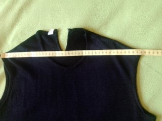 Canottiera vintage nera