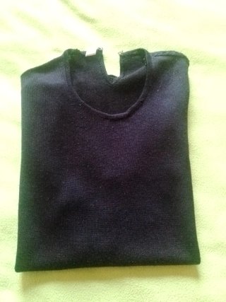 Canottiera vintage nera