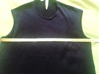 Canottiera vintage nera