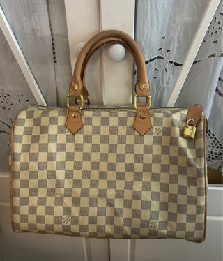 Borsa Louis Vuitton Damier Azur Speedy 30