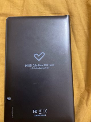 Lector Ebook Energy Sistem 4GB Negro