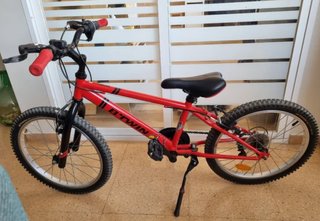 Bicicleta 20 Roja Decathlon