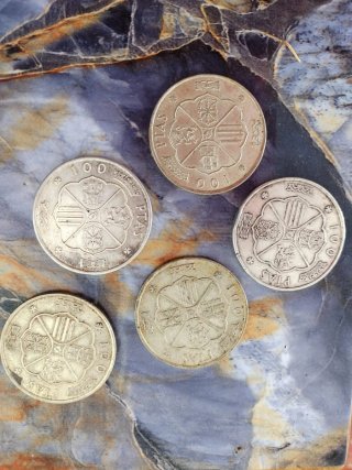 Monedas antiguas de pesetas