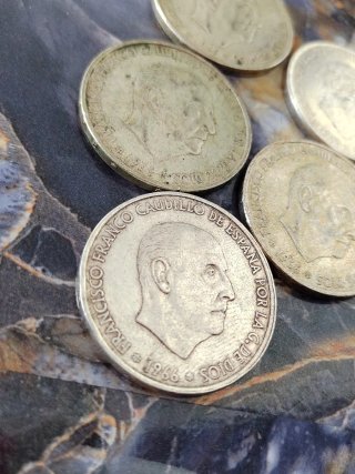 Monedas antiguas de pesetas