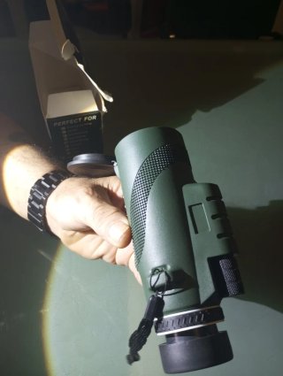 Telescopio Monocular con Soporte Móvil
