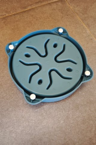 Comedero Antivoracidad Perro 16,3cm Azul