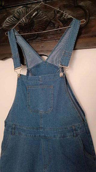 Pantalones Peto Vaqueros finos Mujer