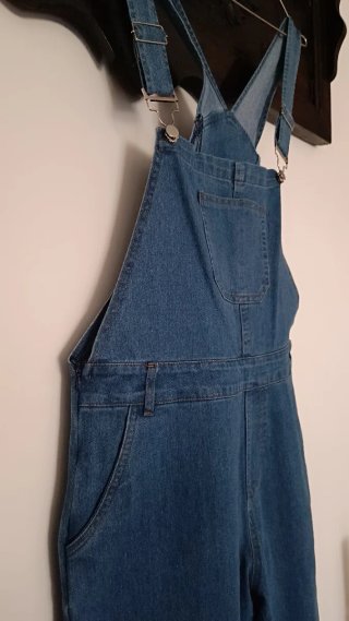 Pantalones Peto Vaqueros finos Mujer