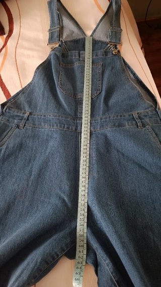 Pantalones Peto Vaqueros finos Mujer