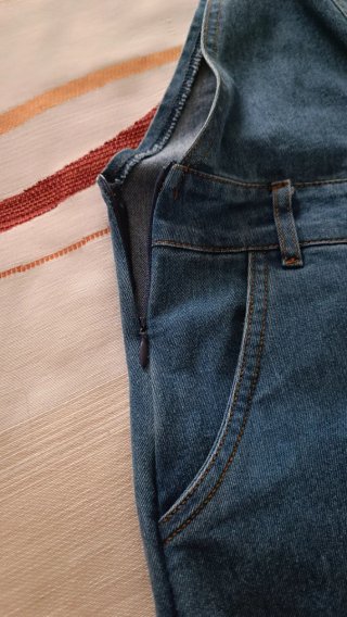 Pantalones Peto Vaqueros finos Mujer