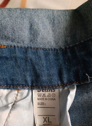 Pantalones Peto Vaqueros finos Mujer