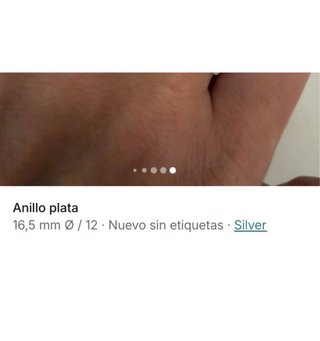 Anillo plata elegante con 3 piedras