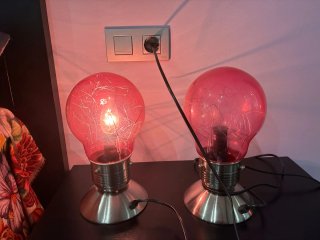 2 Lampade touch da comodino