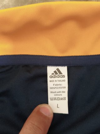 Chaqueta Real Madrid Adidas Azul y Amarillo