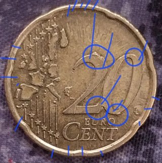 20 céntimos Finlandia 2002 Doubled Die