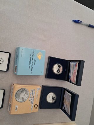 Monedas Plata y Bronce Urregui