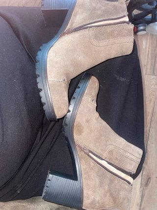 Botas tacón ancho para vestidos