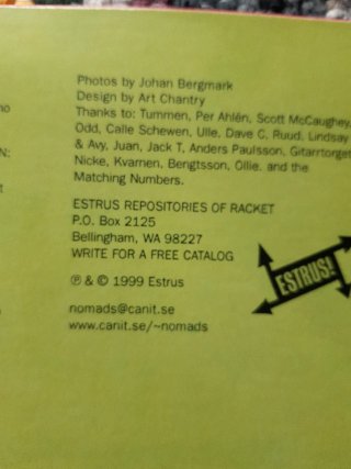 Vinilo The Nomads Punk Rock