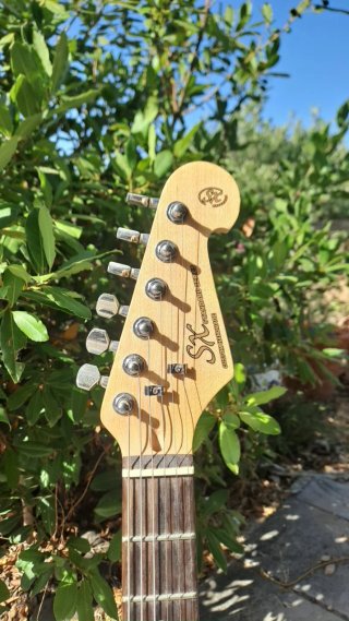 Guitarra Eléctrica Azul SX