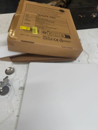 Tapa WC Cuadrada Corta YEAUPE PRO Blanca