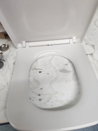 Tapa WC Cuadrada Corta YEAUPE PRO Blanca