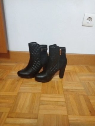 Botines Tacón Negros