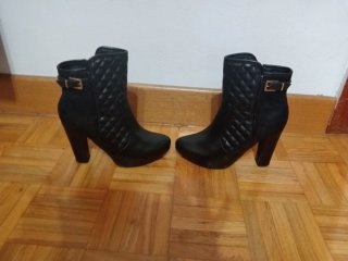 Botines Tacón Negros