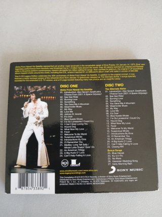 2CDs Elvis Aloha from Hawaii Via Satellite