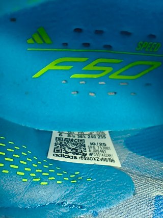 Botas Fútbol Adidas F50 Sin Cordones. Talla 38 2/3