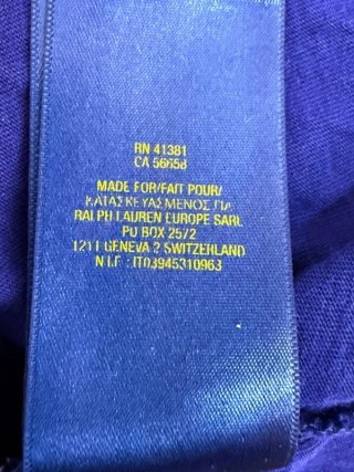 Polo Ralph Lauren T Shirt Donna M Logo Big Pony
