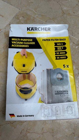 Aspirador Kärcher WD 3 Seco y Húmedo