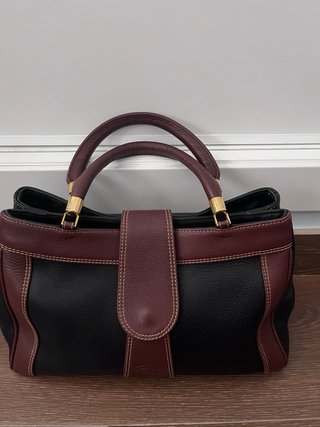 Bolso DOMINGO PIEL Negro y Marrón