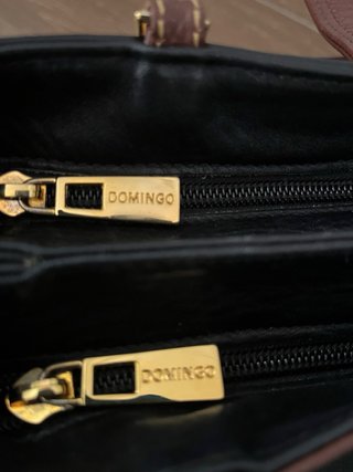 Bolso DOMINGO PIEL Negro y Marrón