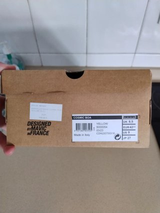 Zapatillas Mavic Cosmic Boa Carretera Amarillo