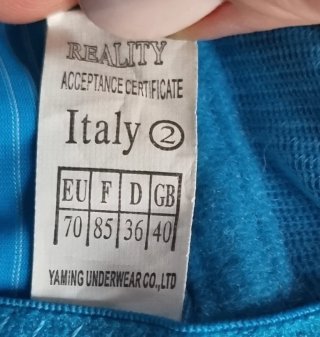 Reggiseno donna tg. 2ª blu