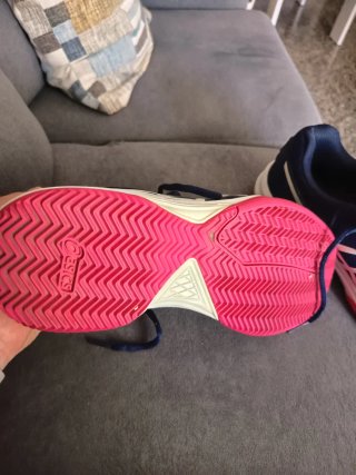 Zapatillas deportivas mujer Asics azul/rosa