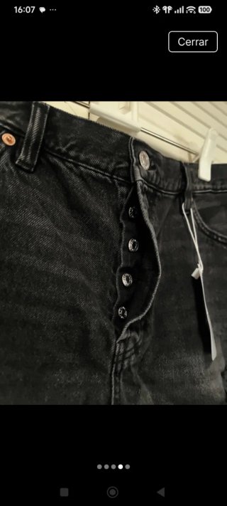 Shorts vaqueros rotos Mango Talla 46