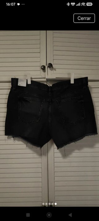 Shorts vaqueros rotos Mango Talla 46