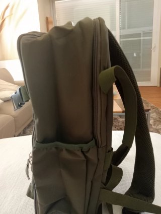 Mochila Maleta Cabina Avión Verde Militar