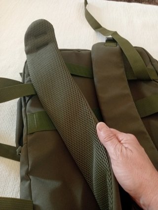 Mochila Maleta Cabina Avión Verde Militar