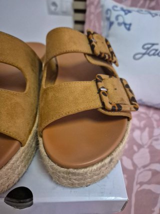 Chanclas Catwalk Marrón Leopardo