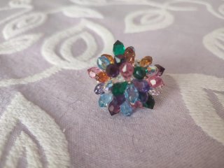 Anillo Cristal Swarovski Multicolor