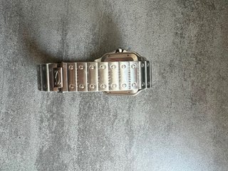 Reloj Plata y Blanco